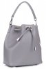 Bőr táska shopper bag Vittoria Gotti szürke 8224